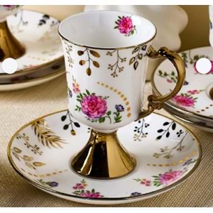 Perotti English Sachet 6 Kişilik Kahve Fincan Takımı 16842