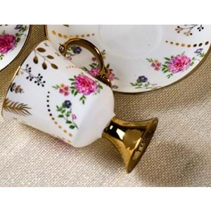 Perotti English Sachet 6 Kişilik Kahve Fincan Takımı 16842