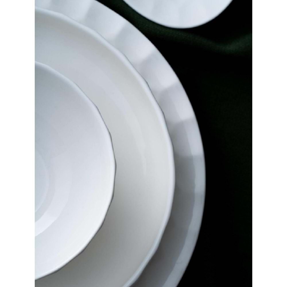 Acar Relax 6 Kişilik 29 Parça Porselen Yemek Takımı 7372