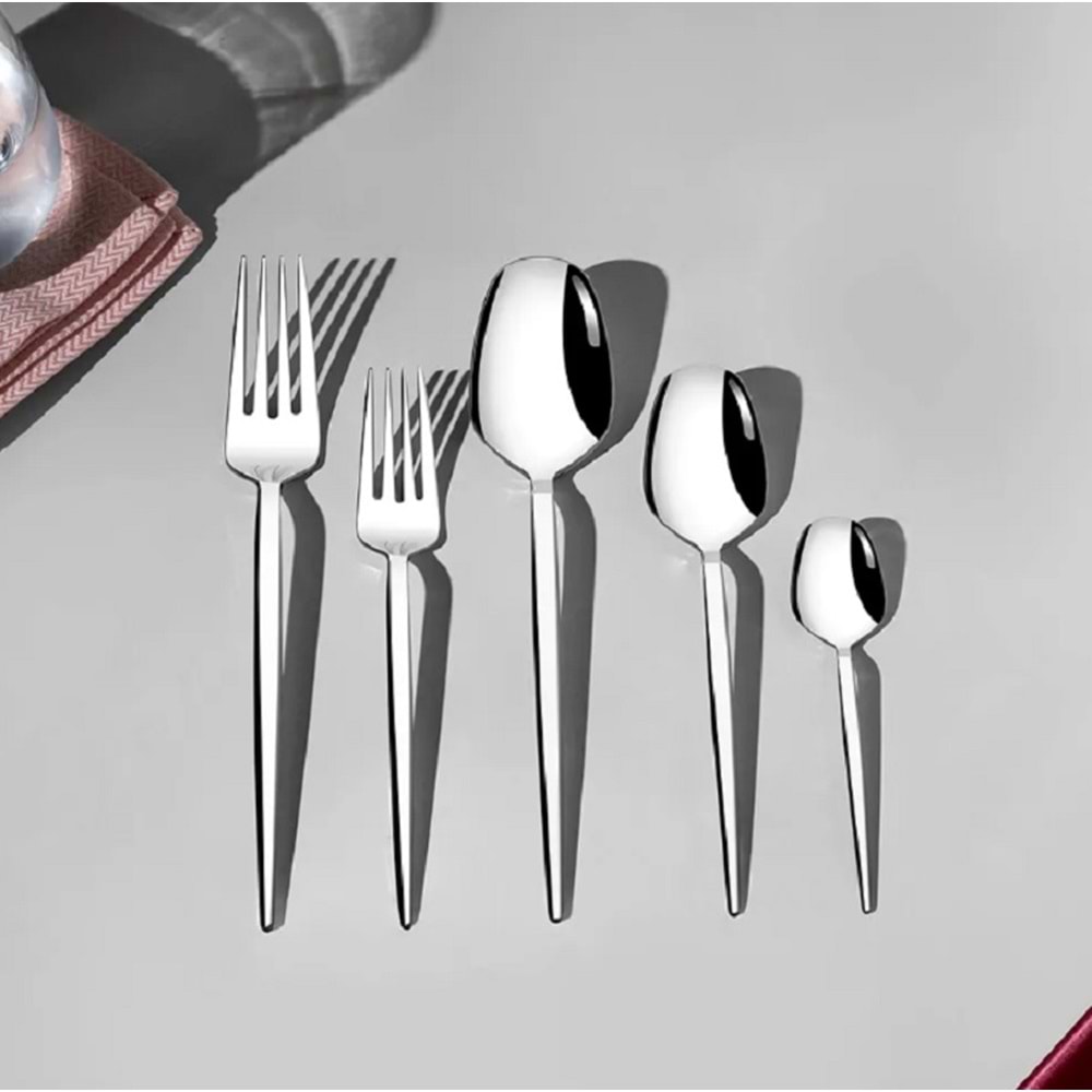 Nehir Milas Sade 6 Kişilik 30 Parça Çatal Kaşık Takımı