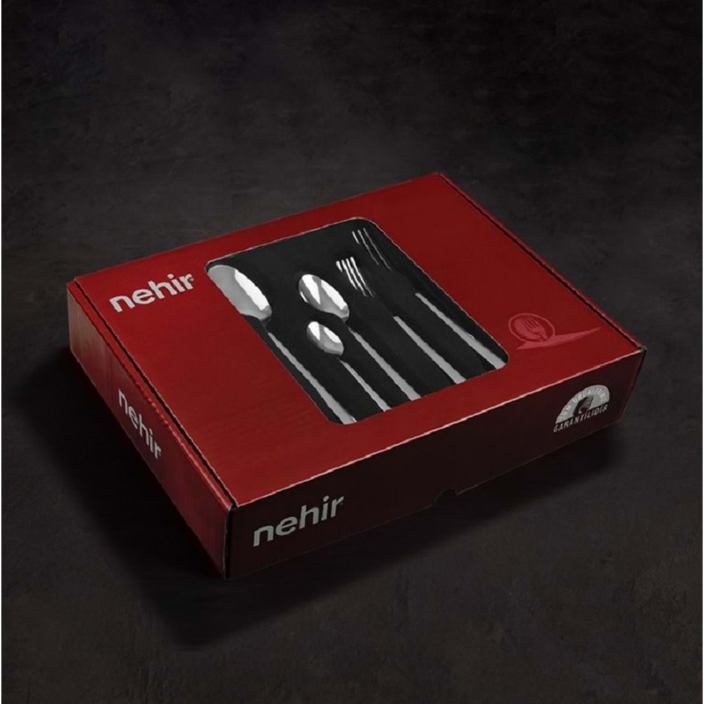 Nehir Milas Sade 6 Kişilik 30 Parça Çatal Kaşık Takımı