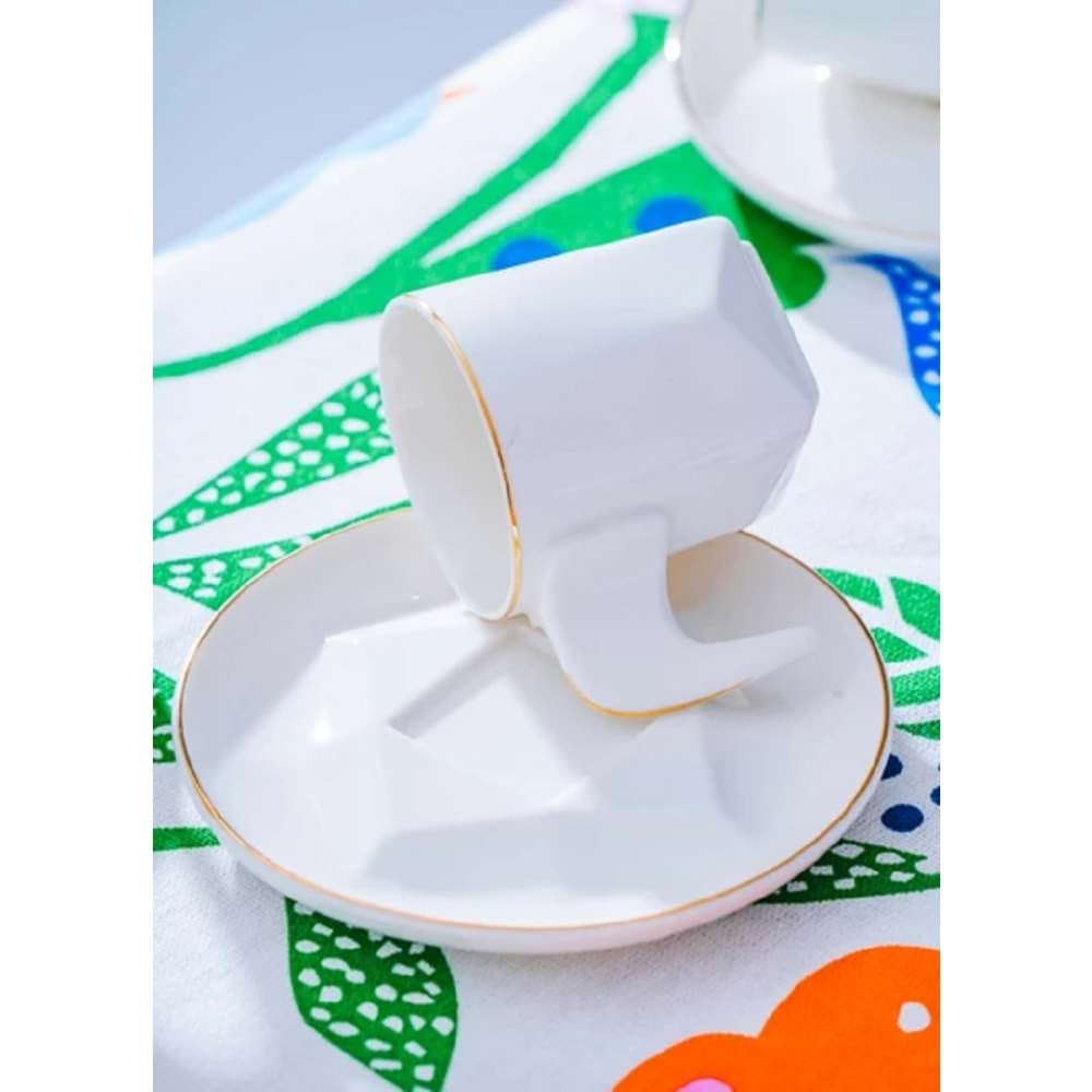 Acar Molly Porselen 6 lı Kahve Fincan Takımı 7381