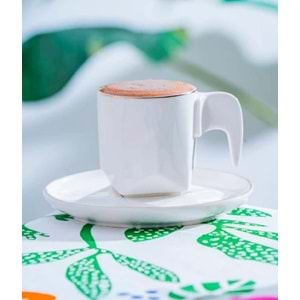 Acar Molly Porselen 6 lı Kahve Fincan Takımı 7381