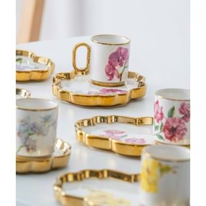 Acar Etnical 6 Kişilik Kahve Fincanı Takımı - 90 ML 21-0170