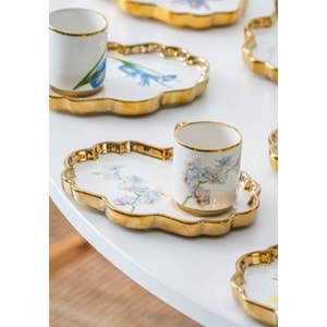 Acar Etnical 6 Kişilik Kahve Fincanı Takımı - 90 ML 21-0170