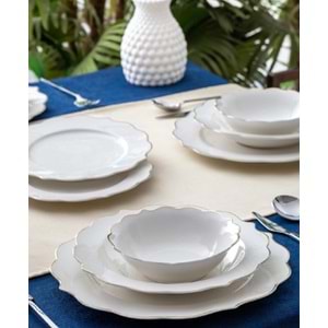 Acar Karmen 6 Kişilik 24 Parça Gold Yemek Takımı 6201