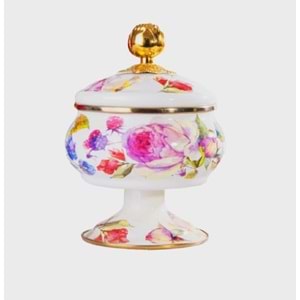 Miss Betty Rose Deluxe Ayaklı Emaye Şekerlik 18 Cm 16895-02