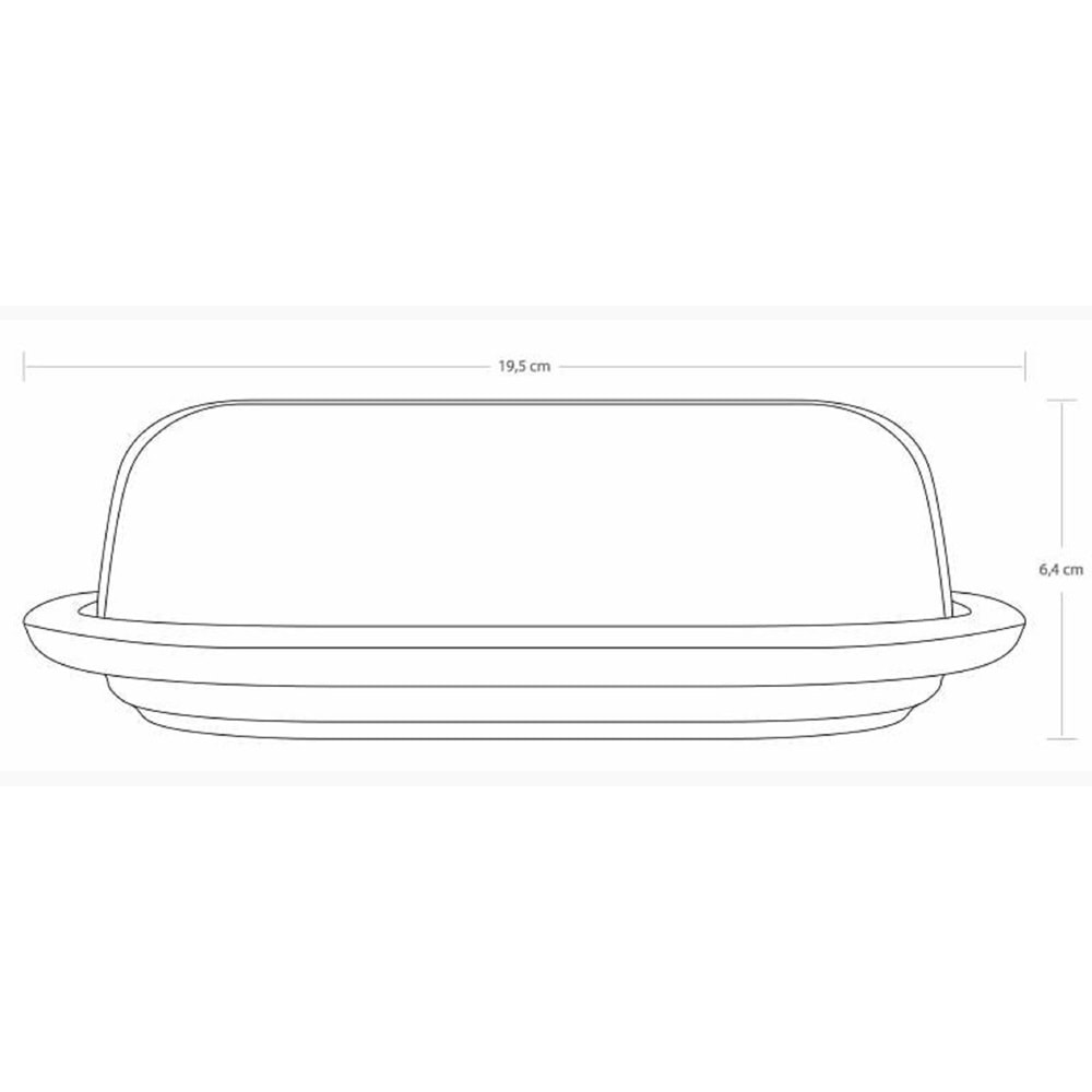 Paşabahçe 98402 Basic Tereyağlık Servis Tabağı