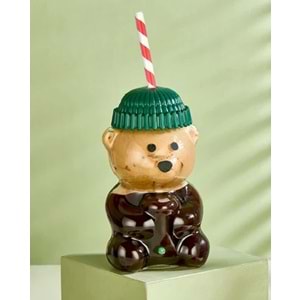 Goggy Bear El Yapımı Cam Ayıcıklı Kahve Bardağı