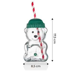 Goggy Bear El Yapımı Cam Ayıcıklı Kahve Bardağı