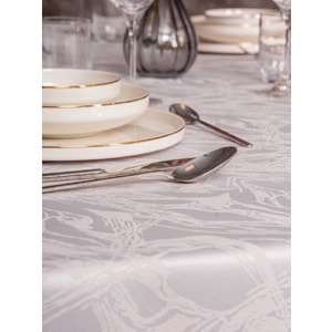 Cotton Box Lavinia Lavanta 155x220 Jakarlı Dertsiz Masa Örtüsü