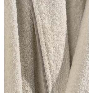 Cottonbox Delüx Tek Kişilik Bornoz Seti Krem L 5511