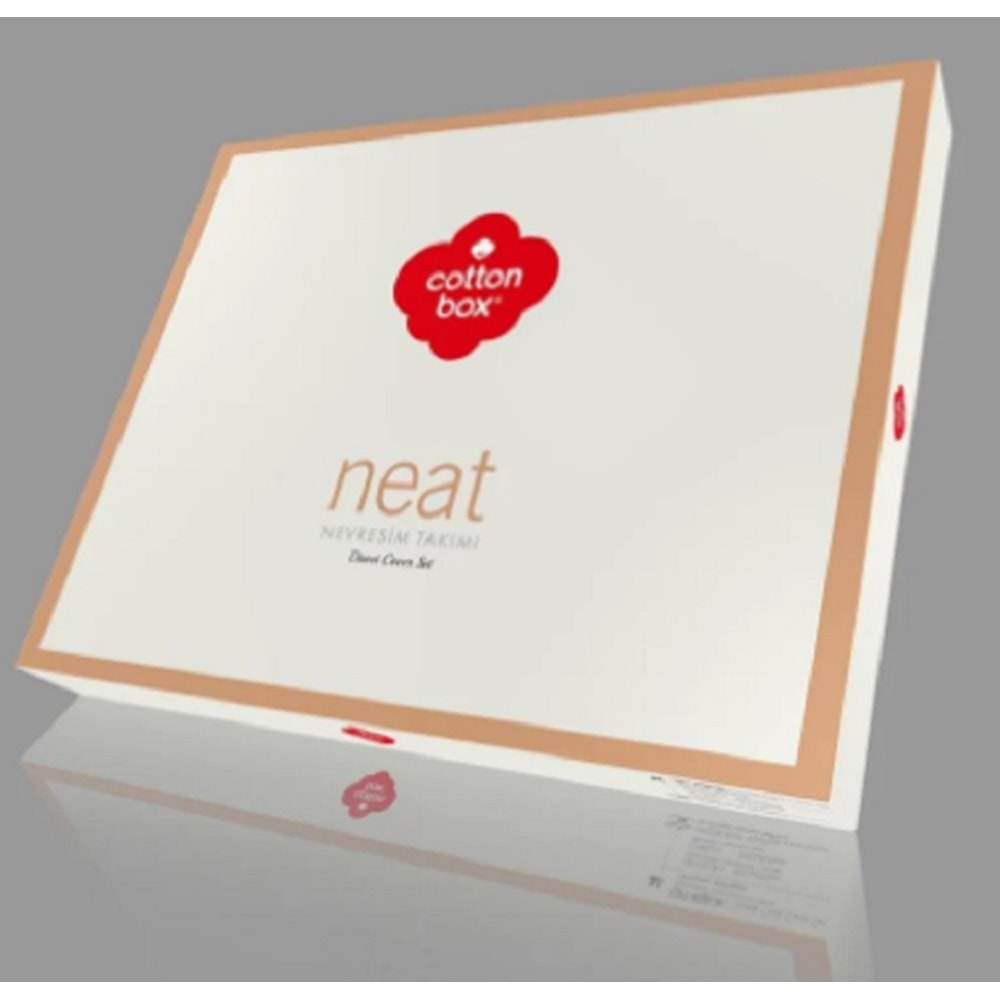 Cotton Box Neat Çift Kişilik Nevresim Takımı Siyah