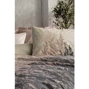 Cottonbox Dual Lindon Bej Tek Kişilik Nevresim Takımı 1728