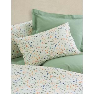 Cotton Box Petite Tek Kişilik Lastikli Çarşaflı Nevresim Takımı Lola Yeşil