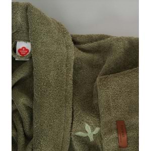 Cotton Box Wellness Tek Kişilik Bornoz Forest Yeşil L-XL