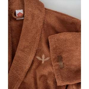 Cotton Box Tek Kişilik Bornoz Wellness Terra Toprak S-M