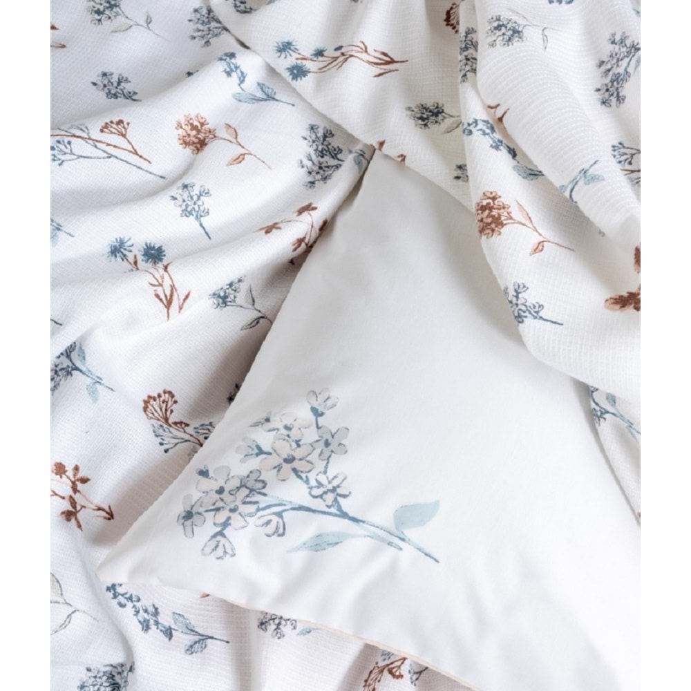 Cotton Box Estiva Çift Kişilik Pike Takımı Briar Somon
