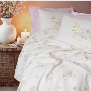 Cotton Box Estiva Çift Kişilik Pike Takımı Petal Pembe