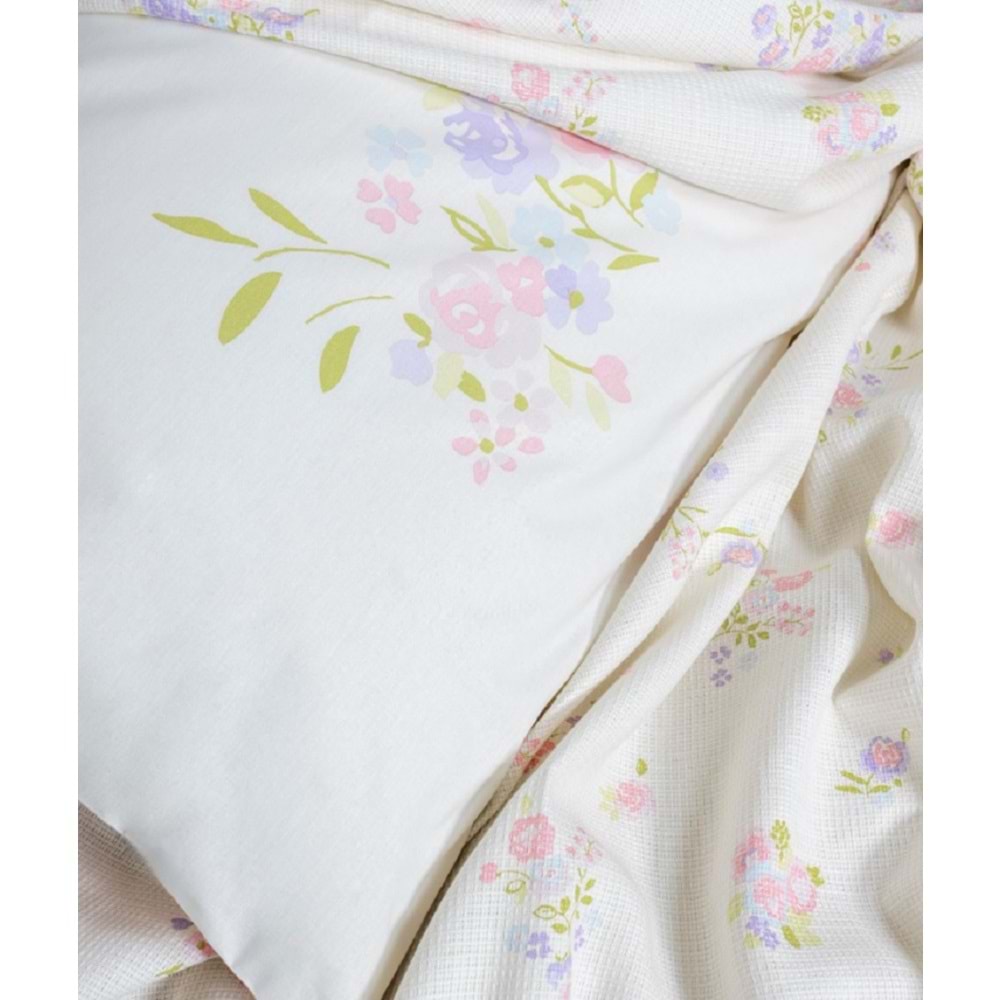 Cotton Box Estiva Çift Kişilik Pike Takımı Petal Pembe