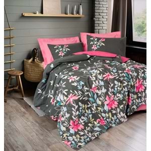 Cotton Box Feminen Çift Kişilik Nevresim Takımı Merlin Pembe