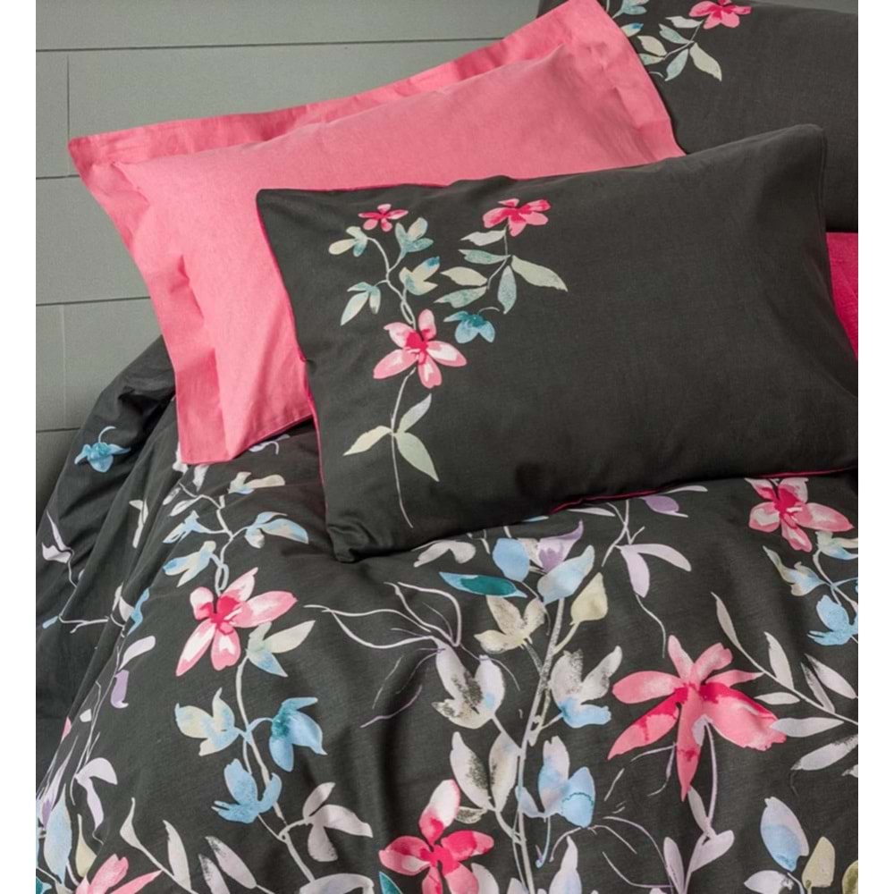 Cotton Box Feminen Çift Kişilik Nevresim Takımı Merlin Pembe