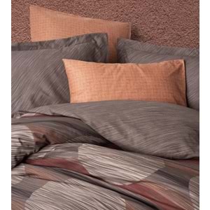 Cotton Box Modern Çift Kişilik Nevresim Takımı Fluss Tarçın
