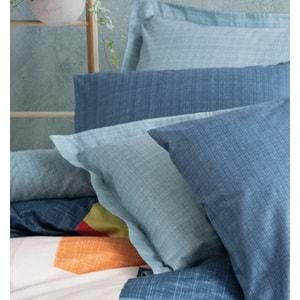 Cotton Box Modern Çift Kişilik Nevresim Takımı Cosy Mavi